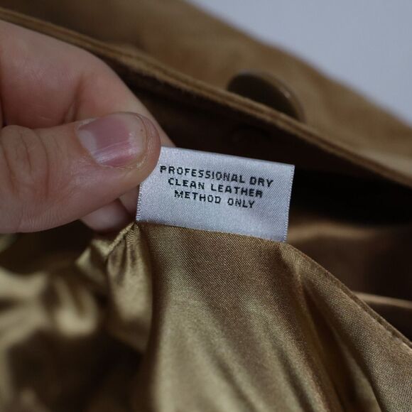 PRESTON& YORK Vtg‎ Women 100% Suede Jacket Blazer XS Lined Button Down Tan Beige - Picture 12 of 12